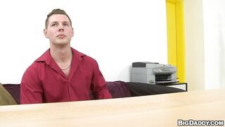 Fucked bareback for the job