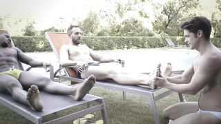 Mario Galeno Barebacks Devin Franco & Pheonix Fellington