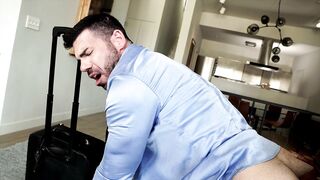 Billy Santoro Rides Lawrence Portland's Big Black Cock